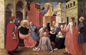 Giotto Di Bondone - St Peter Preaching in the Presence of St Mark