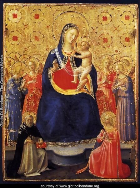 Virgin and Child with Sts Dominic and Catherine of Alexandria