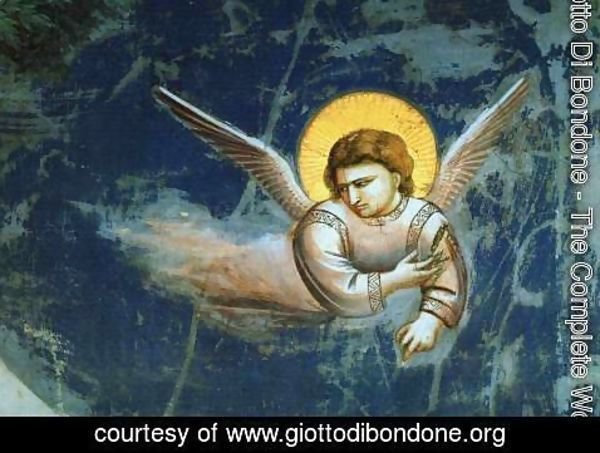 Giotto Di Bondone - Scenes from the Life of Christ 4. Flight into Egypt