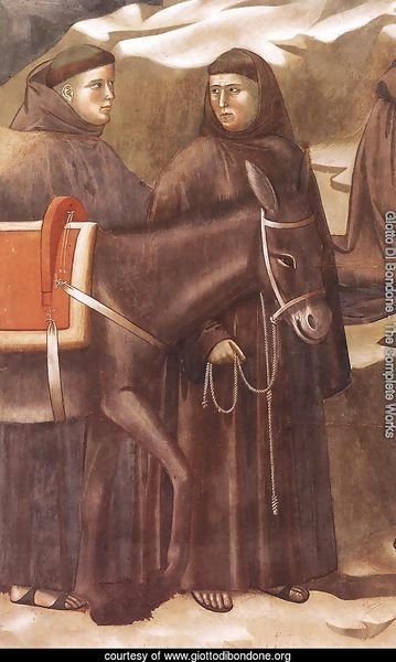 Legend of St Francis 14. Miracle of the Spring (detail)