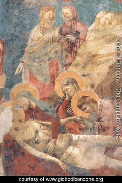 Giotto Di Bondone - Scenes from the New Testament Lamentation (detail) 2