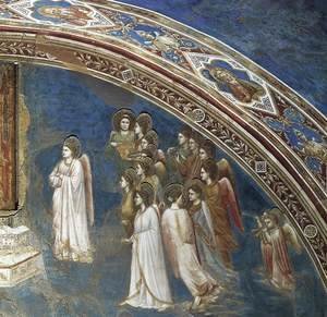 Giotto Di Bondone - No. 13 God Sends Gabriel to the Virgin (detail) 2