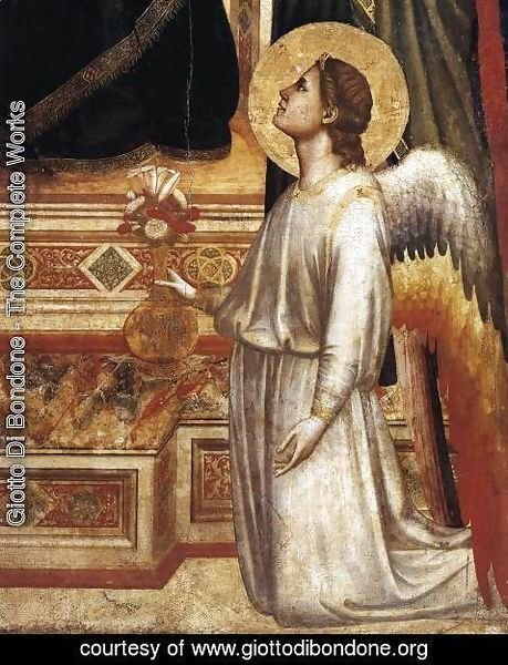 Giotto Di Bondone - Ognissanti Madonna (detail) 2