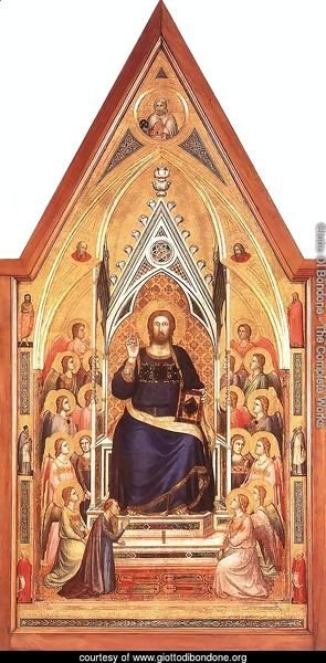The Stefaneschi Triptych Christ Enthroned