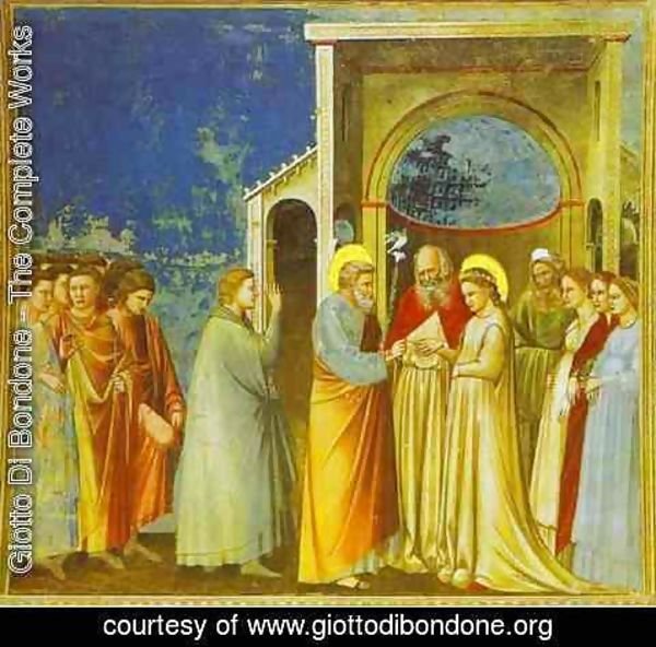 Giotto Di Bondone - Marriage Of The Virgin 1302-1305