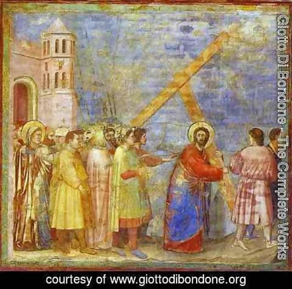 Giotto Di Bondone - The Carrying Of The Cross 1304-1306
