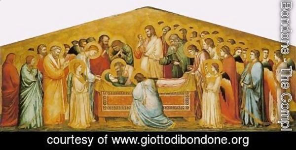 Giotto Di Bondone - The Death Of The Virgin 1310