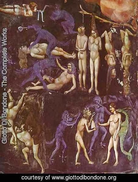 Giotto Di Bondone - The Last Judgement Detail 2 1304-1306
