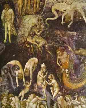 Giotto Di Bondone - The Last Judgement Detail 4 1304-1306