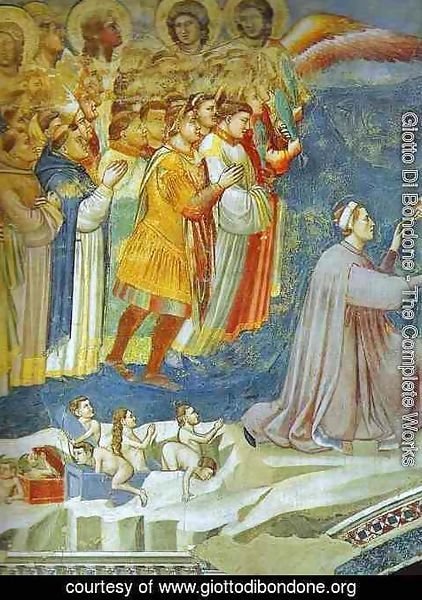 Giotto Di Bondone - The Last Judgement Detail 5 1304-1306
