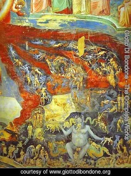 Giotto Di Bondone - The Last Judgement Detail 6 1304-1306