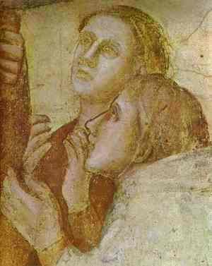 Giotto Di Bondone - The Resurrection Of Drusiane Detail 2 1320s