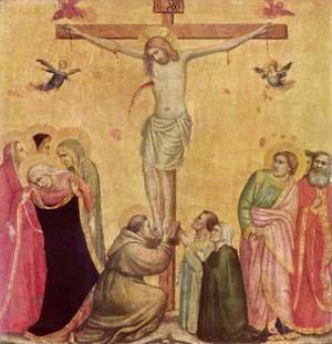 Giotto Di Bondone - Christ on the Cross between Mary and John