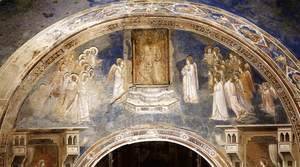 Giotto Di Bondone - God Sends Gabriel to the Virgin
