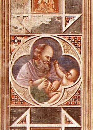 Giotto Di Bondone - Circumcision (on the decorative band) 1304-06