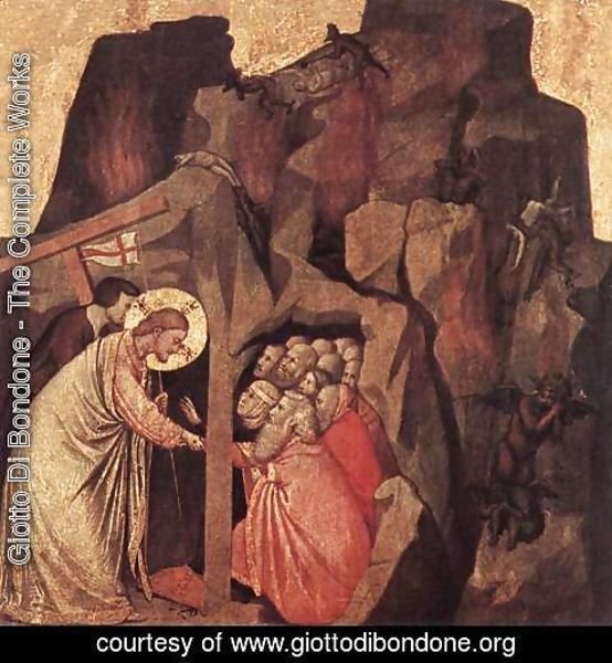 Giotto Di Bondone - Descent into Limbo 1320-25