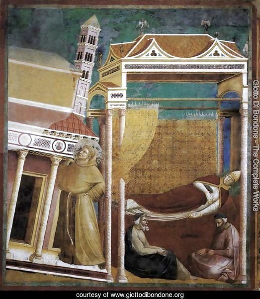 Legend of St Francis- 6. Dream of Innocent III 1297-99