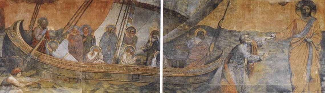 Giotto Di Bondone - Navicella 1305-13