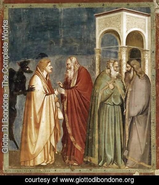 Giotto Di Bondone - No. 28 Scenes from the Life of Christ- 12. Judas' Betrayal 1304-06