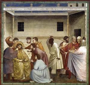 Giotto Di Bondone - No. 33 Scenes from the Life of Christ- 17. Flagellation 1304-06