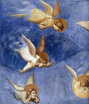 Giotto Di Bondone - No. 36 Scenes from the Life of Christ- 20. Lamentation (detail) 1304-06
