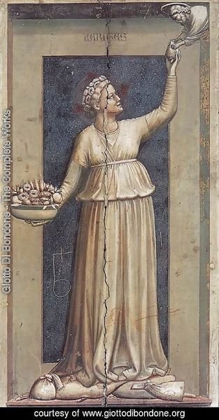 Giotto Di Bondone - No. 45 The Seven Virtues- Charity 1306