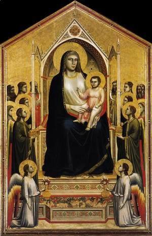 Giotto Di Bondone - Ognissanti Madonna (Madonna in Maesta) c. 1310