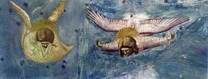 Giotto Di Bondone - Scenes from the Life of Christ- 20. Lamentation (detail 5) 1304-06