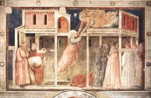 Giotto Di Bondone - Scenes from the Life of St John the Evangelist- 3. Ascension of the Evangelist 1320