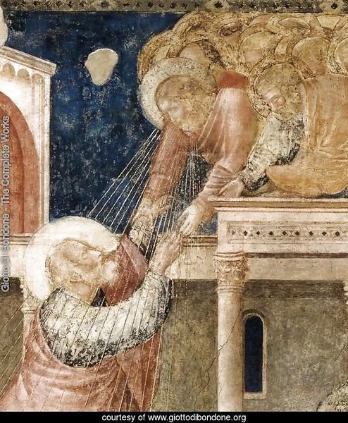 Scenes from the Life of St John the Evangelist- 3. Ascension of the Evangelist (detail) 1320