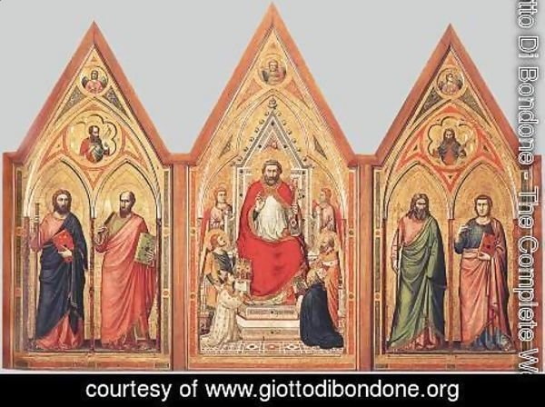Giotto Di Bondone - The Stefaneschi Triptych (verso) (2) c. 1330