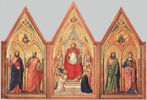 Giotto Di Bondone - The Stefaneschi Triptych (verso) (2) c. 1330