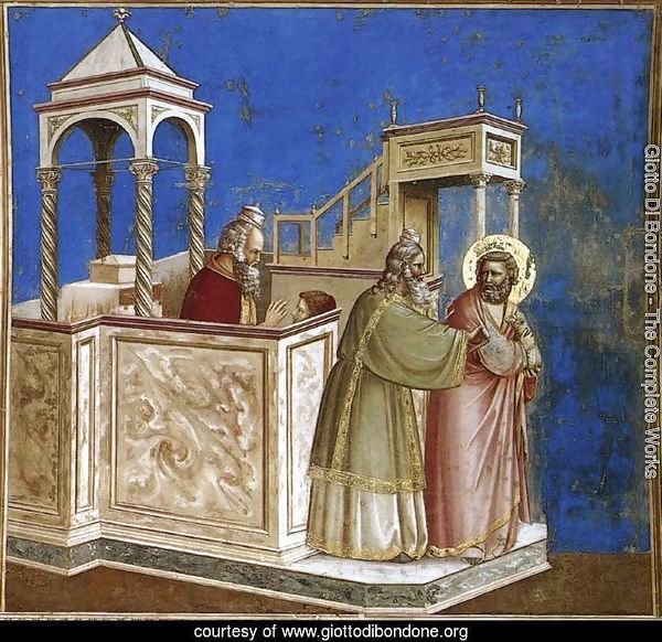 No. 1 Scenes from the Life of Joachim- 1. Rejection of Joachim's Sacrifice
