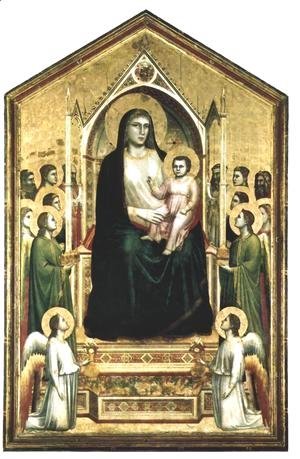 Giotto Di Bondone - Madonna Enthroned (All Saints' Altarpiece)