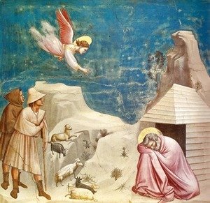Giotto Di Bondone - Joachim's Dream (Sogno di Gioacchino)
